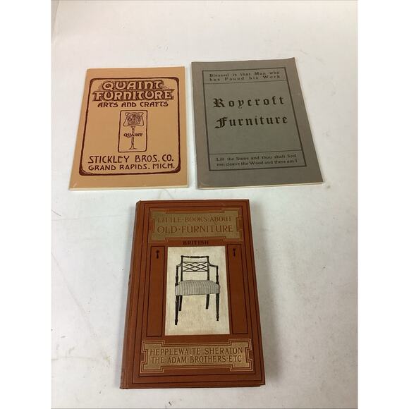 Quaint Furniture, Roycroft Furniture And Little Books About Old Furniture - Picture 1 of 16
